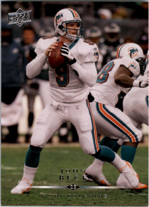 NFL 2008 Upper Deck - No 102 - John Beck