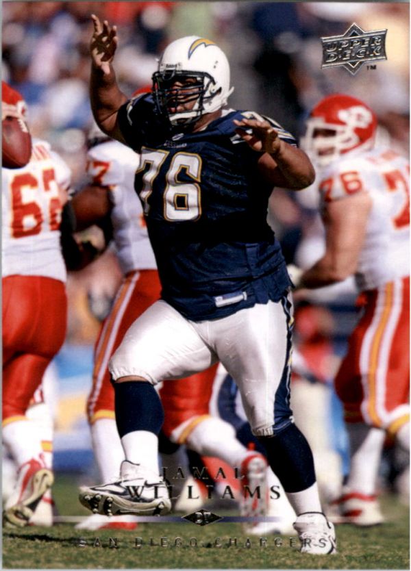 NFL 2008 Upper Deck - No 160 - Jamal Williams