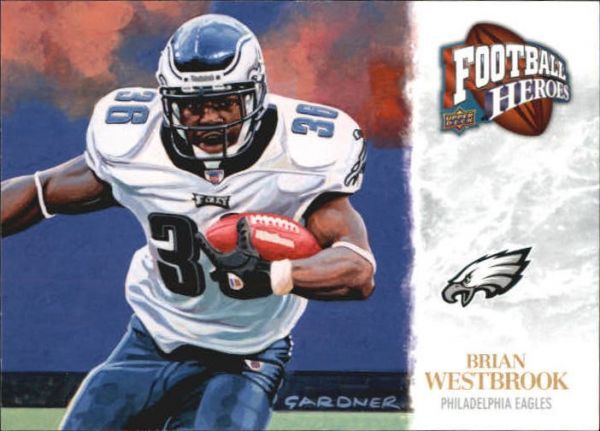 NFL 2009 Upper Deck Heroes - No 411 - Brian Westbrook