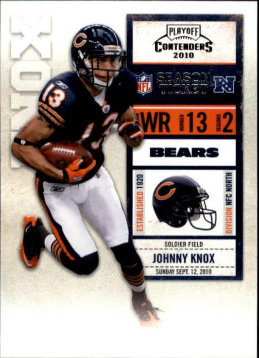 NFL 2010 Playoff Contenders - No 017 - Johnny Knox