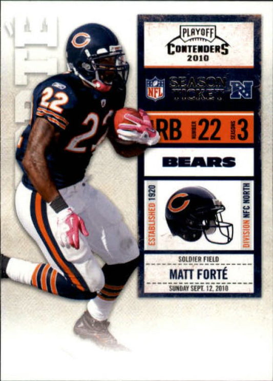 NFL 2010 Playoff Contenders - No 018 - Matt Forte