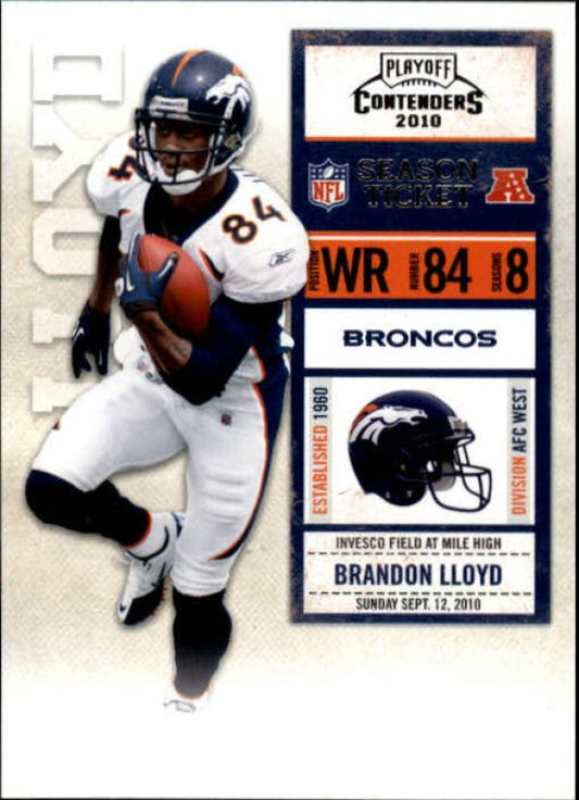 NFL 2010 Playoff Contenders - No 028 - Brandon Lloyd