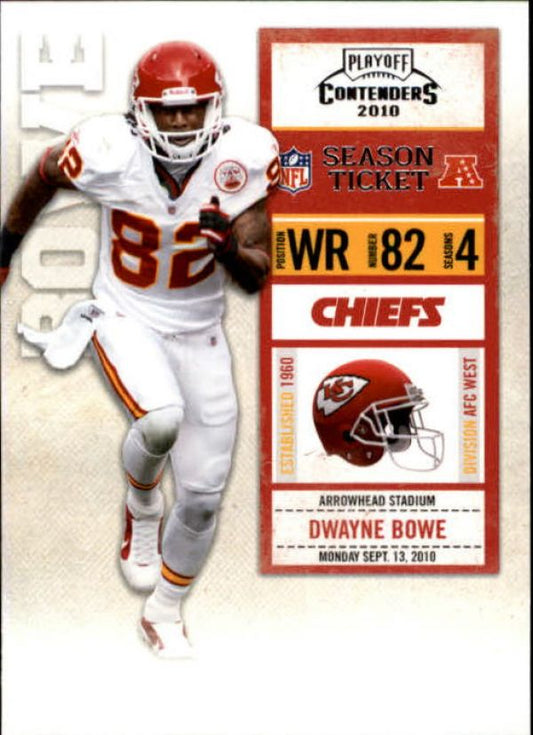 NFL 2010 Playoff Contenders - No 046 - Dwayne Bowe