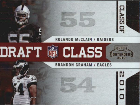 NFL 2010 Playoff Contenders Draft Class - No 19 - Rolando McClain / Brandon Graham