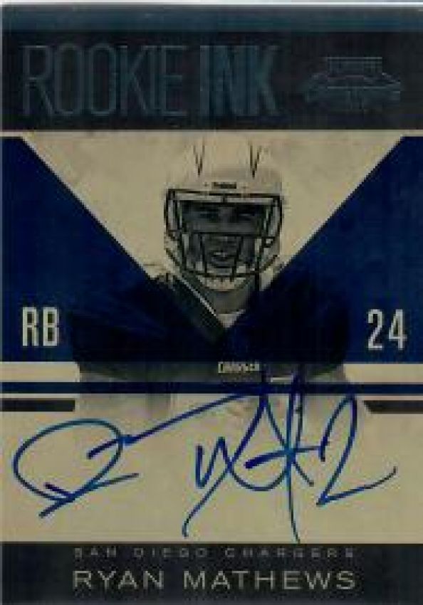 NFL 2010 Playoff Contenders Rookie Ink - No 20 - Ryan Mathews