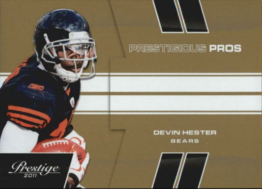 NFL 2011 Prestige Prestigious Pros Gold - No 20 - Devin Hester