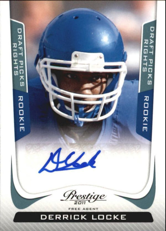 NFL 2011 Prestige Draft Picks Rights Autographs - No 235 - Derrick Locke