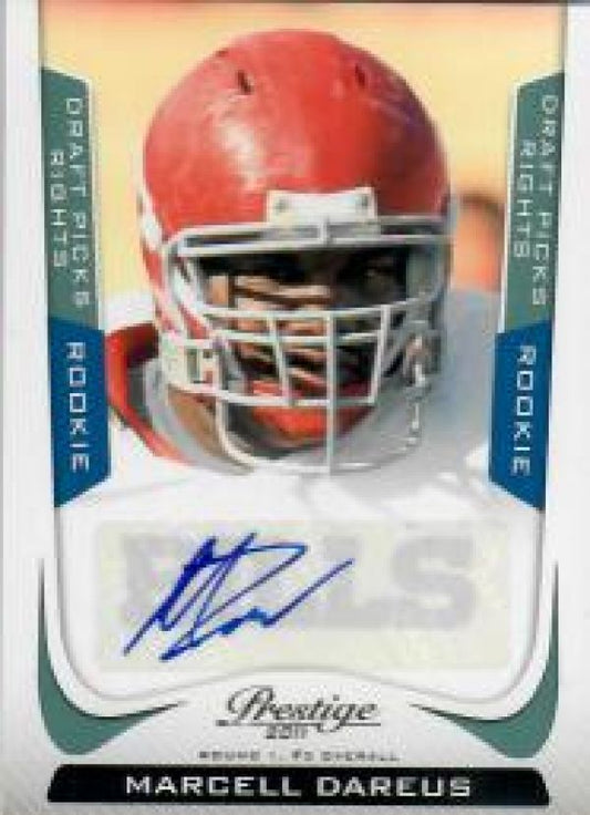 NFL 2011 Prestige Draft Picks Rights Autographs - No 263 - Marcell Dareus