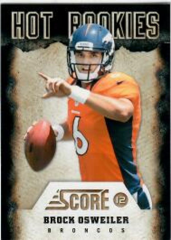 NFL 2012 Score Hot Rookies - No 18 - Brock Osweiler