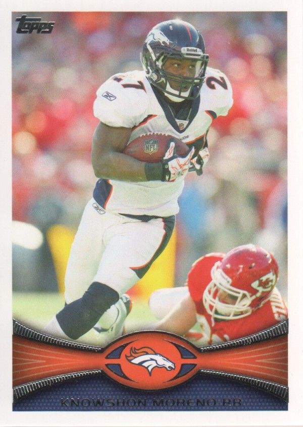NFL 2012 Topps - No 105 - Knowshon Moreno