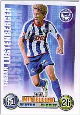 Fussball 2009 Topps Match Attax - No 8 - Fabian Lustenberger