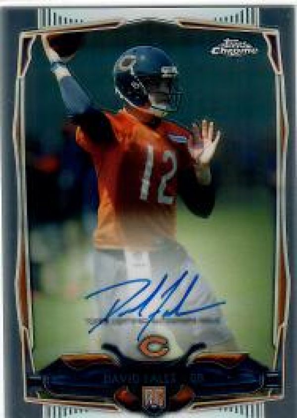 NFL 2014 Topps Chrome Rookie Autographs - No 168 - David Fales