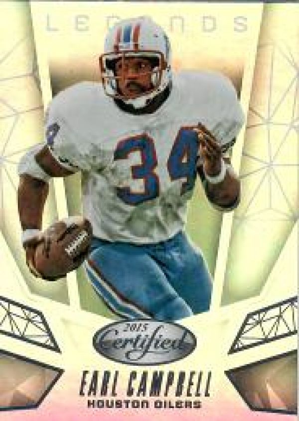 NFL 2015 Certified Legends - No CL19 - Earl Campbell