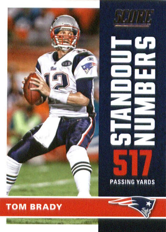 NFL 2017 Score Standout Numbers - No 5 - Tom Brady