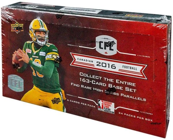 NFL 2016 Upper Deck CFL Hobby - Box