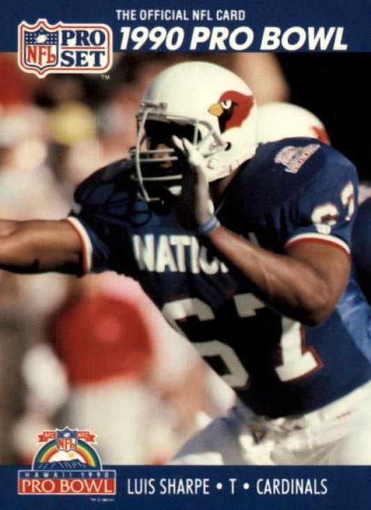 NFL 1990 ProSet - No 414 - Luis Sharpe