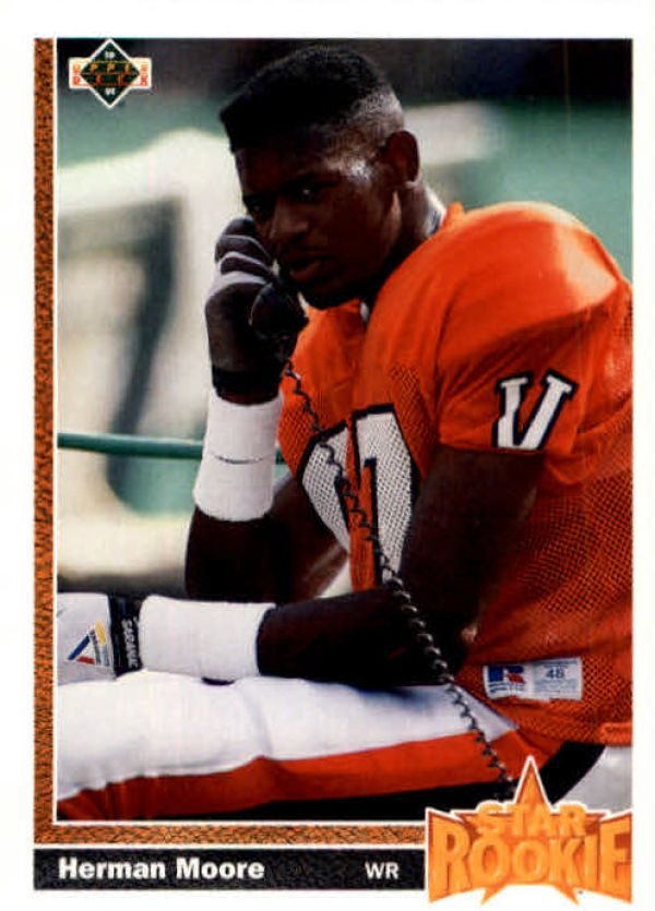 NFL 1991 Upper Deck - No 17 - Herman Moore