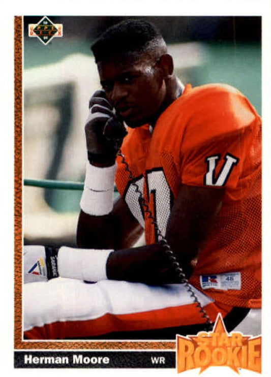 NFL 1991 Upper Deck - No 17 - Herman Moore
