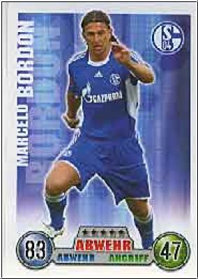 Soccer 2009 Topps Match Attax - No 275 - Marcelo Bordon