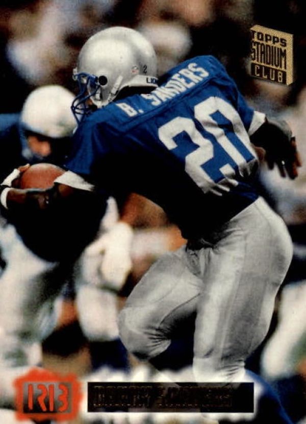 NFL 1994 Stadium Club - No 580 - Barry Sanders