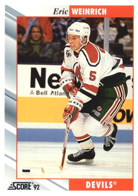 NHL 1992/93 Score - No. 308 - Eric Weinrich