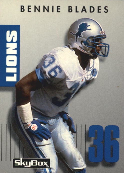 NFL 1992 SkyBox Prime Time - No 312 - Bennie Blades