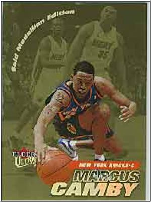 NBA 2000 / 01 Ultra Gold Medallion - No 79G - Marcus Camby