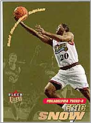 NBA 2000/01 Ultra Gold Medallion - No 198G - Eric Snow