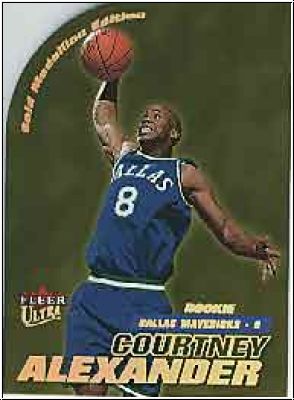 NBA 2000/01 Ultra Gold Medallion - No 220G - C. Alexander
