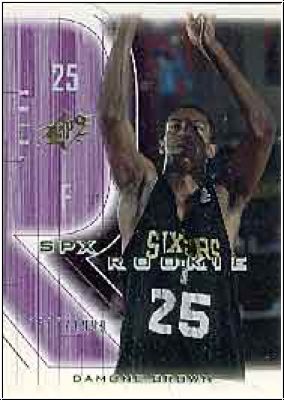NBA 2001 / 02 SPx - No 126 - Damone Brown