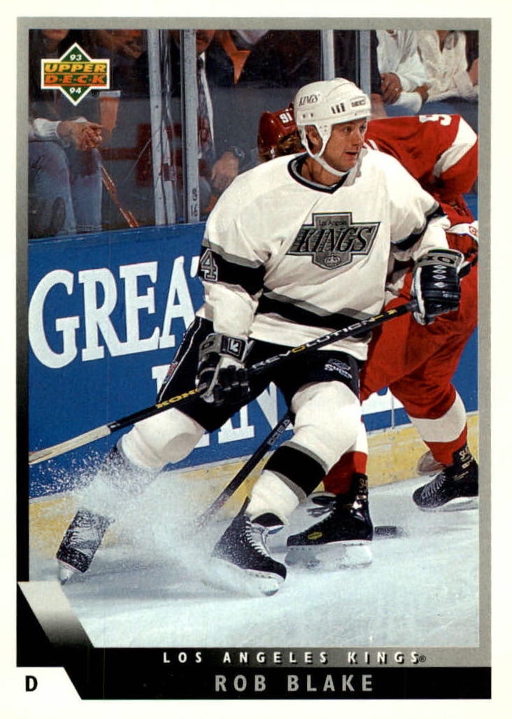 NHL 1993/94 Upper Deck - No. 317 - Rob Blake