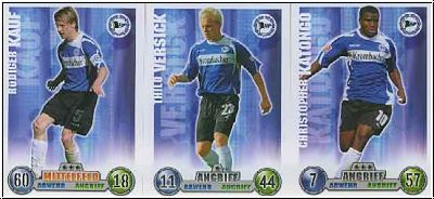 Fussball 2009 Topps Match Attax - Arminia Bielefeld komplettes Set