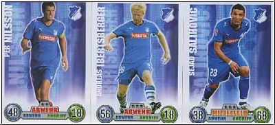 Fussball 2009 Topps Match Attax - TSG Hoffenheim komplettes Set