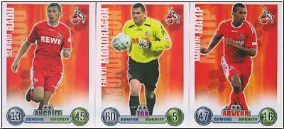 Soccer 2009 Topps Match Attax - 1. FC Köln complete set - no special cards