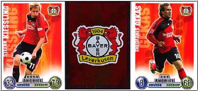 Soccer 2009 Topps Match Attax - Bayer Leverkusen complete set