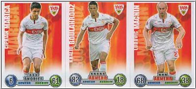 Fussball 2009 Topps Match Attax - VfB Stuttgart komplettes Set