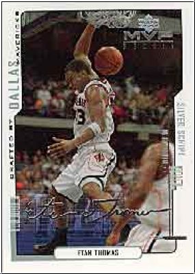 NBA 2000 / 01 Upper Deck MVP Silver Script - No 215 - Thomas