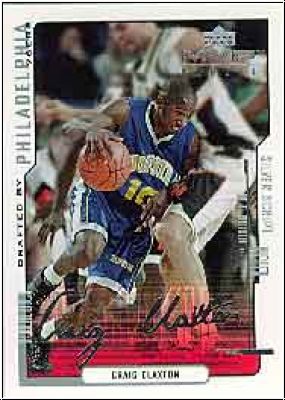 NBA 2000 / 01 Upper Deck MVP Silver Script - No 211 - Claxton