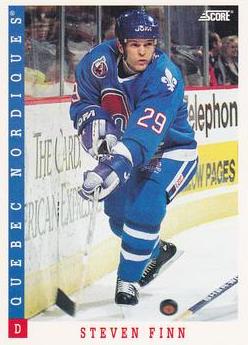 NHL 1993/94 Score - No. 322 - Steven Finn
