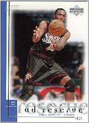 NBA 2000 / 01 UD Reserve - No 62 - Theo Ratliff