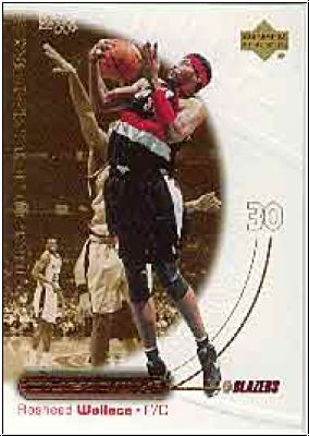 NBA 2000 / 01 Upper Deck Ovation - No 43 - Rasheed Wallace