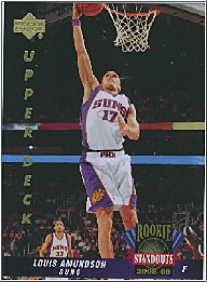 NBA 2008-09 Upper Deck Lineage Rookie Standouts - No RS-48 - Louis Amundson