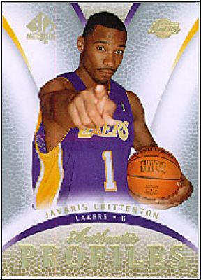 NBA 2007 / 08 SP Authentic Profiles - No AP-9 - Javaris Crittent