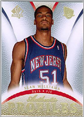 NBA 2007 / 08 SP Authentic Profiles - No AP-18 - Sean Williams