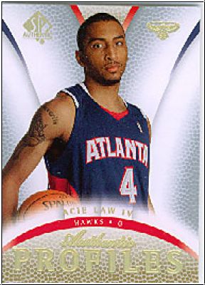 NBA 2007 / 08 SP Authentic Profiles - No AP-1 - Acie Law IV