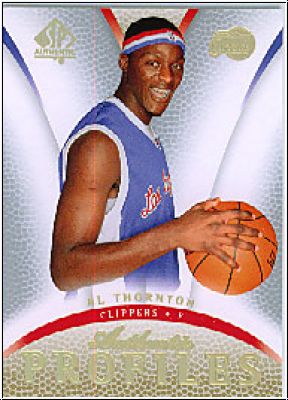 NBA 2007 / 08 SP Authentic Profiles - No AP-3 - Al Thornton