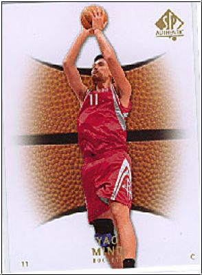 NBA 2007 / 08 SP Authentic - No 86 - Yao Ming