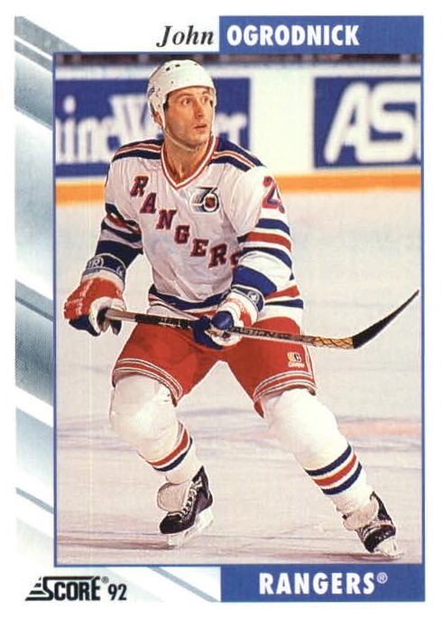 NHL 1992/93 Score - No. 329 - John Ogrodnick