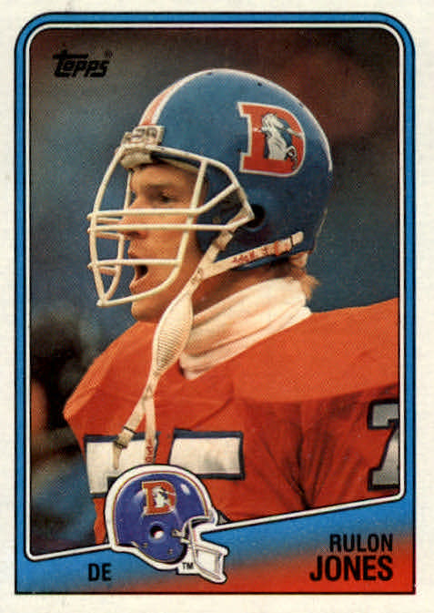 NFL 1988 Topps - No 32 - Rulon Jones