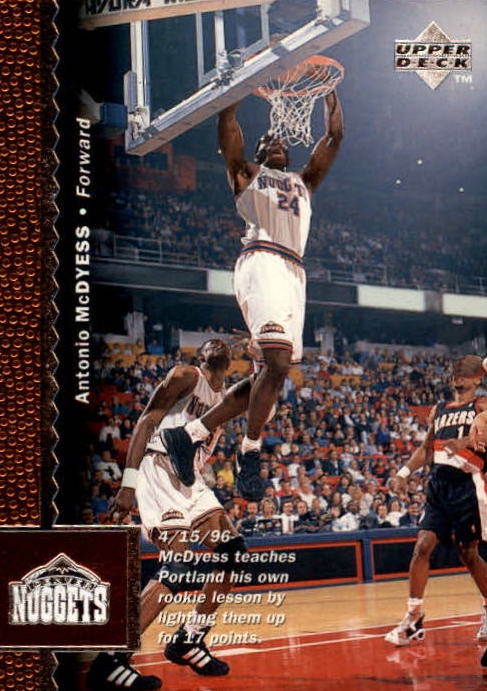 NBA 1996 / 97 Upper Deck - No 32 - Antonio McDyess